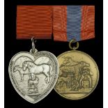 A rare and poignant Our Dumb Friends League Medal pair to Army deserter and career-criminal...