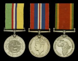 Three: Burgher S. J. de Beer, later Union Defence Force Anglo-Boer War Medal 1899-1902 (B...