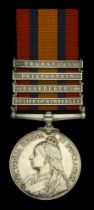 Queen's South Africa 1899-1902, 4 clasps, Relief of Kimberley, Paardeberg, Driefontein, Tran...