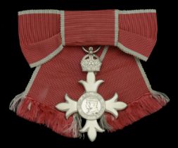 The Most Excellent Order of the British Empire, M.B.E. (Civil) Member's 2nd type, lady's sho...