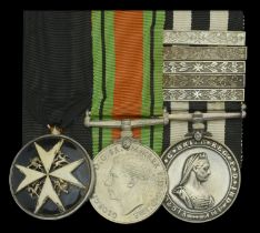 An Order of St. John Serving Sister's group of three awarded to Sister E. M. King, St. John...