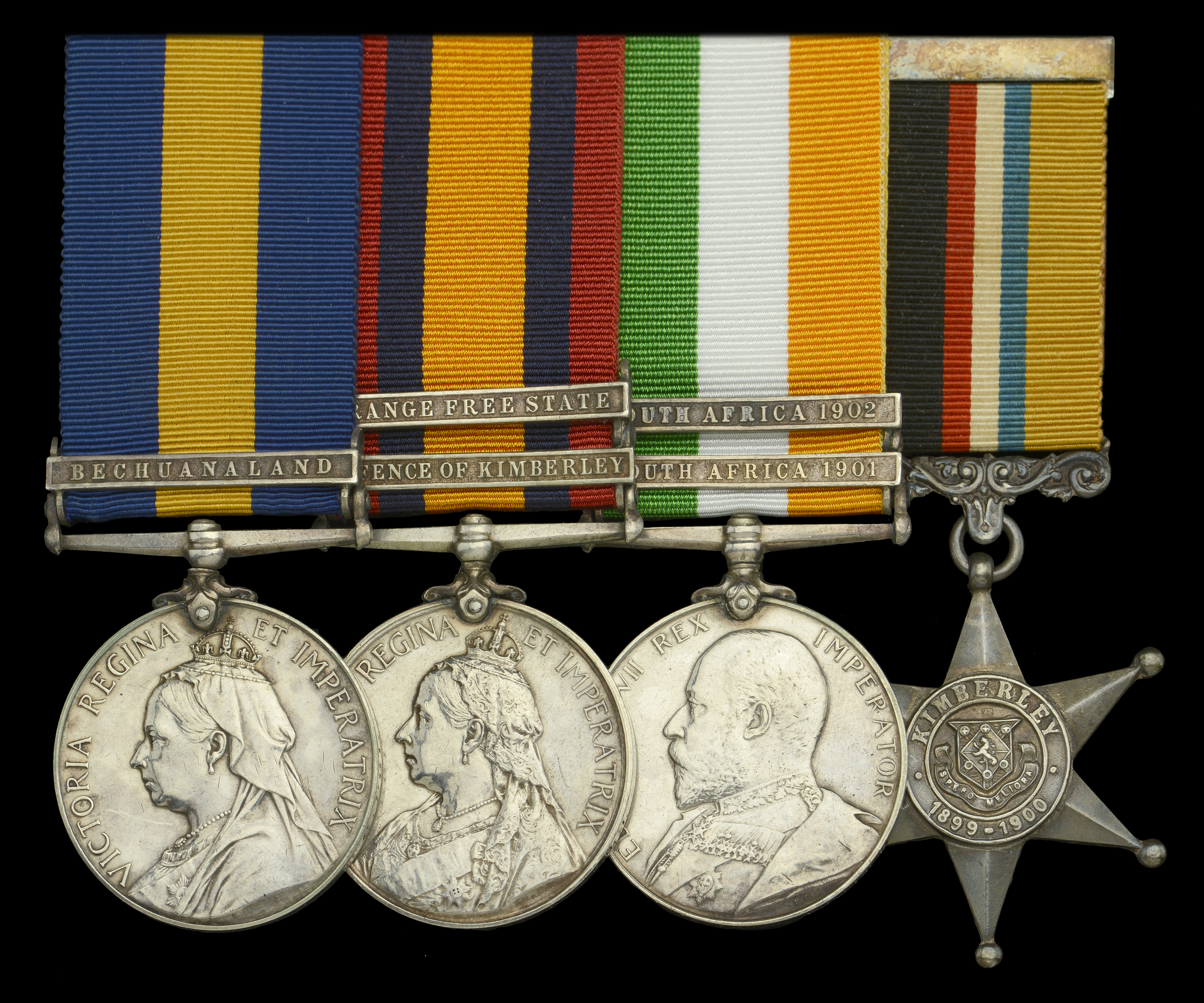 Four: Major A. J. Attwood, Cape Police Cape of Good Hope General Service 1880-97, 1 clasp...