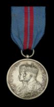 Delhi Durbar 1911, silver (Lieutenant G. T. Lane) contemporarily engraved naming, nearly ext...