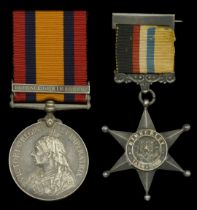 Pair: Private J. Horn, Kimberley Town Guard Queen's South Africa 1899-1902, 1 clasp, Defe...