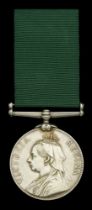 Volunteer Force Long Service Medal, V.R. (No. 2355 Gunner W. H. Waudby. 2nd E.R.Y.V.A. (W.D....