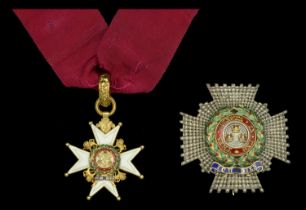 The Most Honourable Order of the Bath, K.C.B. (Military) Knight Commander's set of insignia,...