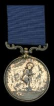 Royal Humane Society, small bronze medal (successful) (Private Adjuma Sebi, Dec. 16 1902) la...