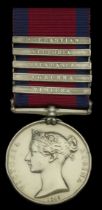 Military General Service 1793-1814, 5 clasps, Vimiera, Corunna, Salamanca, Vittoria, St. Seb...