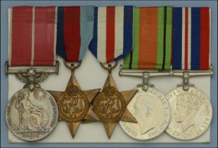 A Second War 'North West Europe' B.E.M. group of five awarded to Staff Sergeant C. J. Martin...