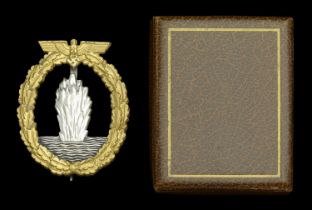 A Kriegsmarine Minesweeper Badge in Original Presentation Box. The badge in factory new min...