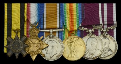 Six: Company Quartermaster Sergeant G. W. Percy, Telegraph Battalion, Royal Engineers Ash...