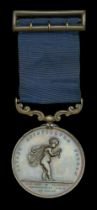 Royal Humane Society, small bronze medal (successful) (William Thomas Wood, 12th July 1887)...