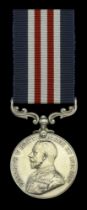 A Great War 'Western Front' M.M. awarded to Corporal H. E. Baker, Royal Army Medical Corps...