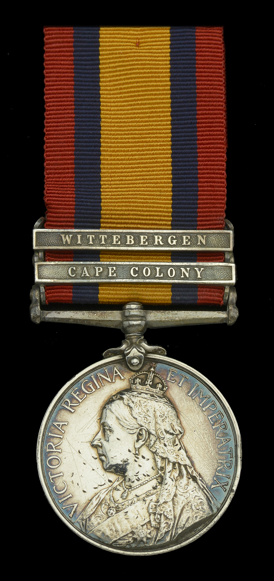 Queen's South Africa 1899-1902, 2 clasps, Cape Colony, Wittebergen (1187 Pte. A. Turner, Wor...