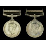 General Service 1918-62, 1 clasp, Malaya, G.VI.R. (2) (J/73993 P.C. Syed Monzil B. Syed Abdu...