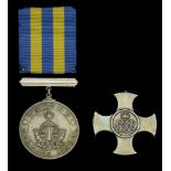 Canadian Association of Chiefs of Police Service Medal, Silver, English issue, the reverse e...