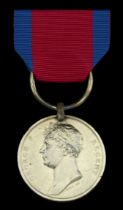 The Waterloo Medal awarded to Corporal W. Theordy, 40th Foot, who served with the Grenadier...