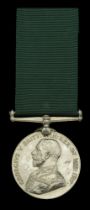 Volunteer Force Long Service Medal (India & the Colonies), G.V.R. (Gnr. W. F. Moir. I Bde.,...