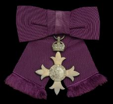 The Most Excellent Order of the British Empire, M.B.E. (Civil) Member's 1st type, lady's sho...