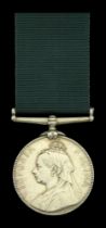 Volunteer Force Long Service Medal, V.R. (Serg. W. P. Jackson 2nd Middlesex Artillery 732.)...