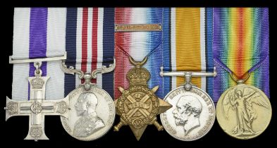 A Great War M.C., 1917 'Western Front' M.M. group of five awarded to Second Lieutenant W. Du...