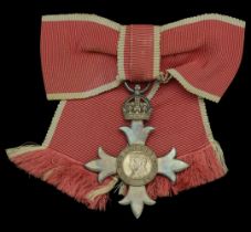 The Most Excellent Order of the British Empire, M.B.E. (Civil) Member's 2nd type, lady's sho...