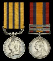 Pair: Trooper J. Bracken, South Rhodesia Volunteers British South Africa Company Medal 18...