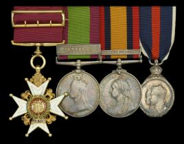 A fine C.B. group of four awarded to Colonel W. Adye, Royal Irish Rifles, who was recommende...