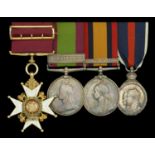 A fine C.B. group of four awarded to Colonel W. Adye, Royal Irish Rifles, who was recommende...