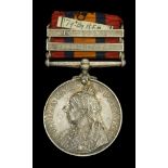 Queen's South Africa 1899-1902, 2 clasps, Cape Colony, Wittebergen (32160 Gnr: W. A. Fisher,...