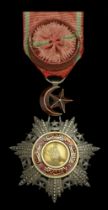 Ottoman Empire, Order of the Medjidieh, Fourth Class breast badge, by Paul Stopin, Palais Ro...