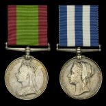 Renamed and Defective Medals (2): Afghanistan 1878-80, no clasp, naming neatly erased; Egypt...