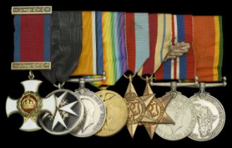 A fine Second War 'Tobruk' Brigade Major's D.S.O., Order of St. John, group of eight awarded...