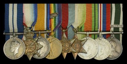 A fine Second War 'Withdrawal from Dunkirk' D.S.M. group of nine awarded to Engineering Room...