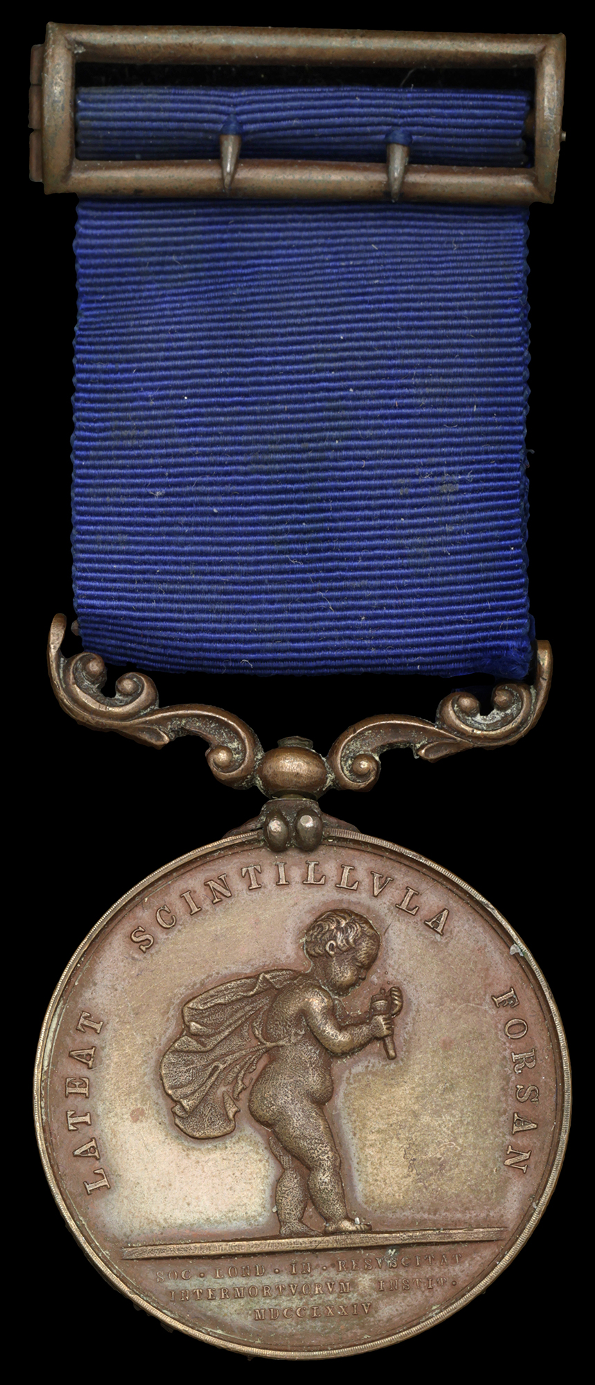 Royal Humane Society, small bronze medal (successful) (Captain H. Cox 1st. Worcester Artilly...