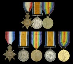 Three: Private C. W. Hartley, 23rd (1st Sportsman's) Battalion, Royal Fusiliers and Machine...