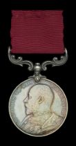 Army Meritorious Service Medal, E.VII.R. (B.S. Mjr: T. Ashley. R.A.) toned, nearly extremely...