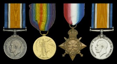 Pair: Private J. A. Adams, 9th (County of London Battalion (Queen Victoria's Rifles), London...