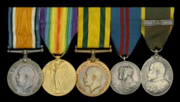 Five: Warrant Officer Class II A. M. Robertson, Royal Garrison Artillery British War and...