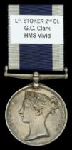 Royal Navy L.S. & G.C., V.R., narrow suspension (G. C. Clark, Ldg. Sto. 2nd Cl., H.M.S. Vivi...