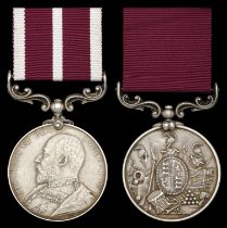 Pair: Battery Sergeant Major R. Espie, Royal Artillery Army Meritorious Service Medal, E....