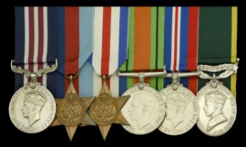 A good Second War North-West Europe operations M.M. group of six awarded to Sergeant J. T. M...