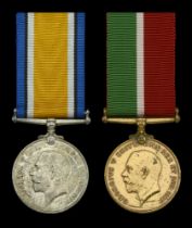 Pair: Ellen Price, Mercantile Marine British War and Mercantile Marine War Medals (Ellen...