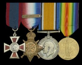 A Great War A.R.R.C. group of four awarded to Sister Violet S. Newman, Queen Alexandra's Imp...