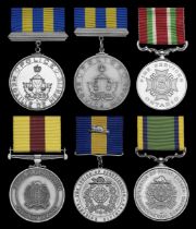 Canadian Association of Chiefs of Police, Medal of Merit, French issue, silver, reverse insc...