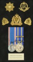 Pair: Staff Sergeant H. Kearns, Royal Canadian Mounted Police, late Coldstream Guards and Mi...