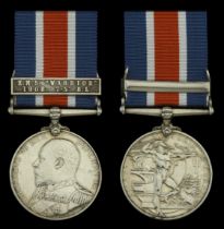 Naval Good Shooting Medal, E.VII.R. (208318 H. Croton, A.B., H.M.S. Warrior. 1907. 7.5. In....