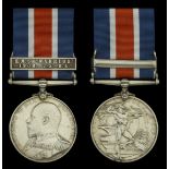 Naval Good Shooting Medal, E.VII.R. (208318 H. Croton, A.B., H.M.S. Warrior. 1907. 7.5. In....