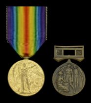 The Victory Medal awarded to Hospital Orderly Miss Elsie E. Bowerman, Scottish Women's Hospi...