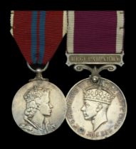 Pair: Warrant Officer Class I R. W. Murray, Royal Army Dental Corps Coronation 1953, unna...